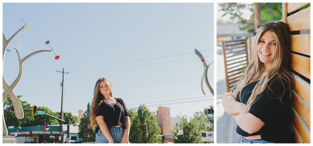 Salt Lake City Heber Utah Senior Portraits City River