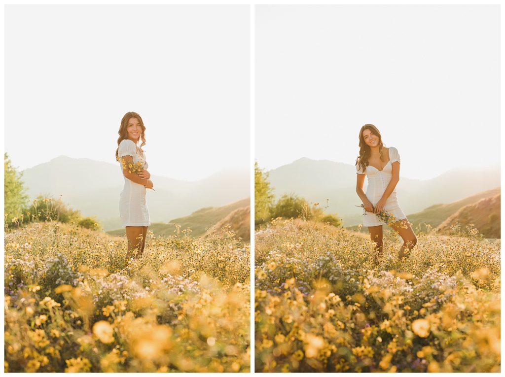 Tessa Park City Mountain Summer Flower Senior Photography | Keala Jarvis