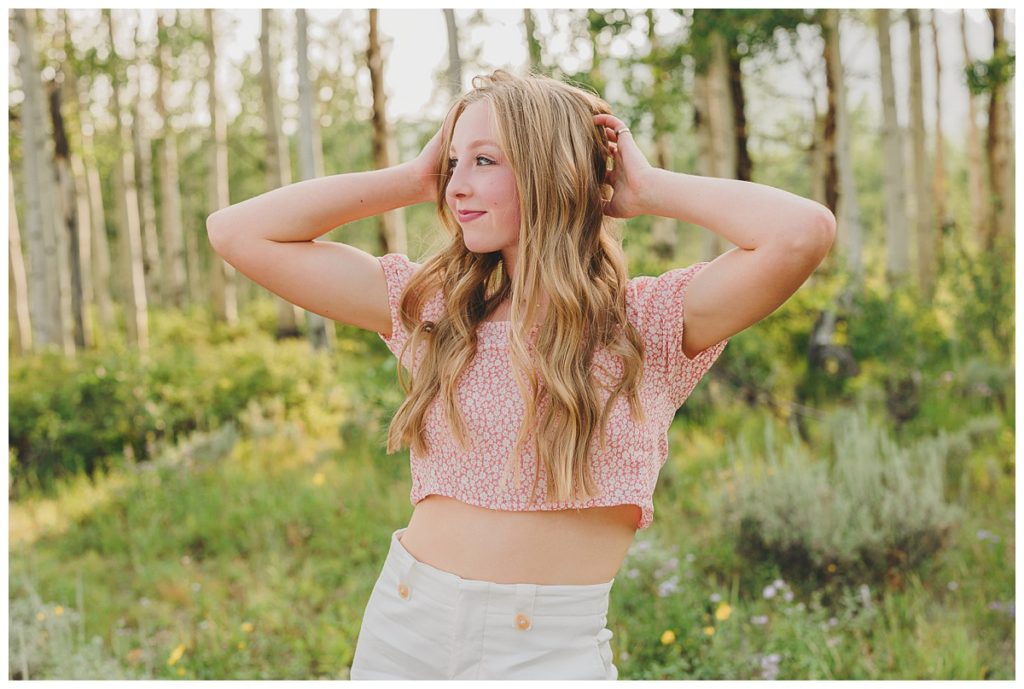 Andee Park City Mountain Summer Flower Senior Photography | Keala Jarvis