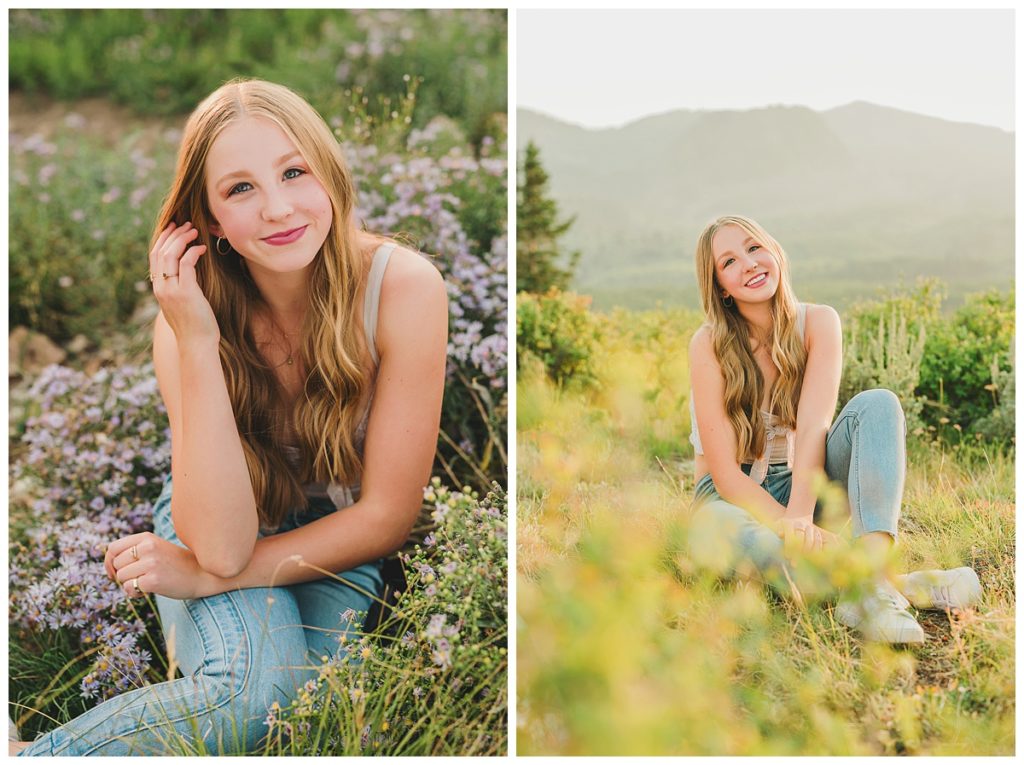 Andee Park City Mountain Summer Flower Senior Photography | Keala Jarvis