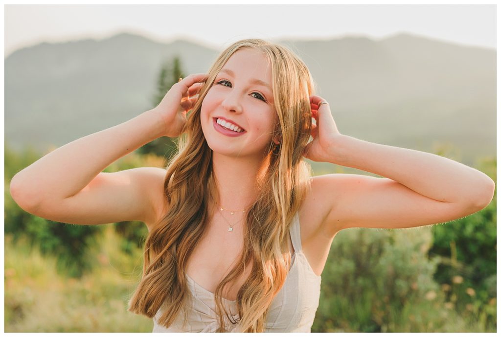 Andee Park City Mountain Summer Flower Senior Photography | Keala Jarvis