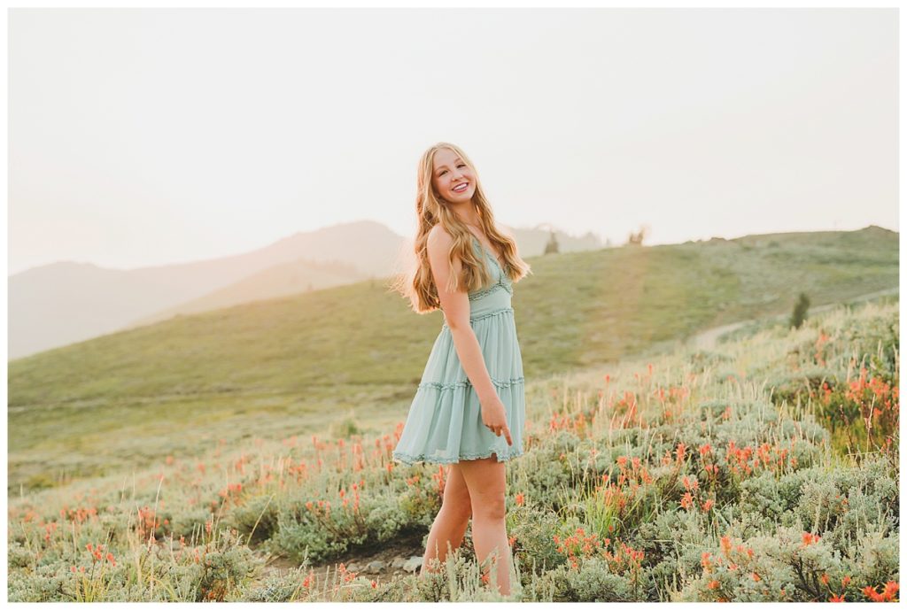 Andee Park City Mountain Summer Flower Senior Photography | Keala Jarvis