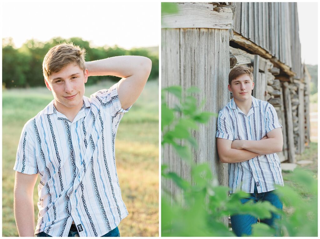 Austin Texas High School Senior Portrait Photography Boy