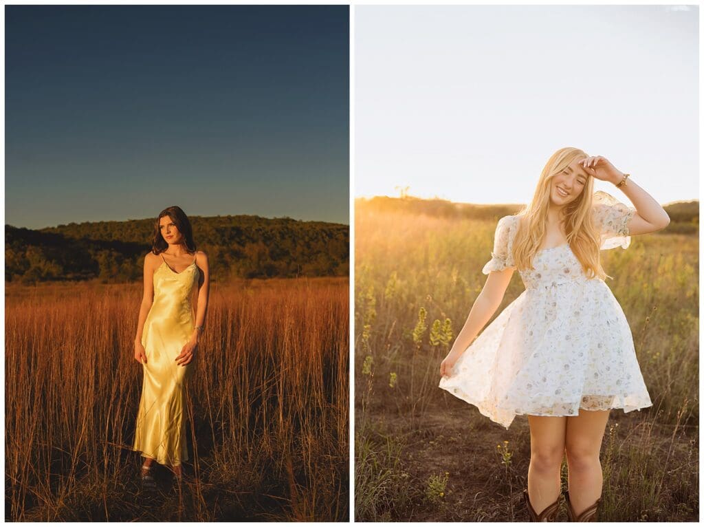 Stylish Austin Texas senior photos in hill country by Keala Jarvis Photography