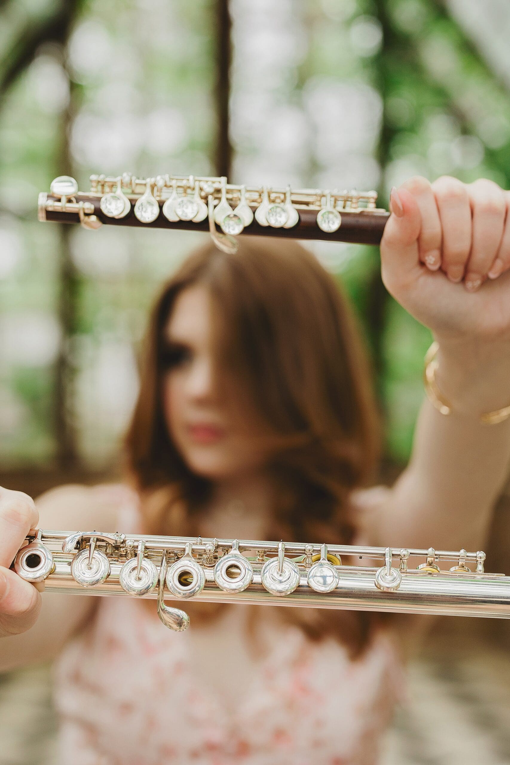 Flute and Piccolo senior photos at Sekrit Theater in Ausitn Texas Austin Texas Senior Photos in Hill Country by Keala Jarvis Photography