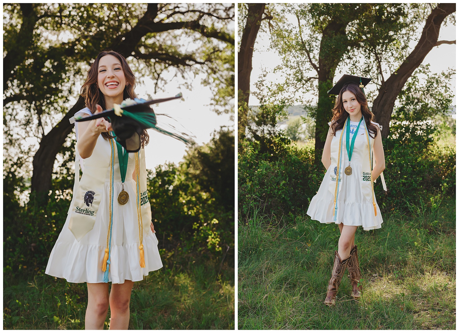 Austin Senior Cap and Gown Photos