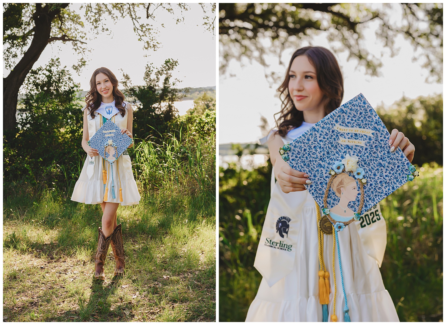 Austin Senior Cap and Gown Photos
