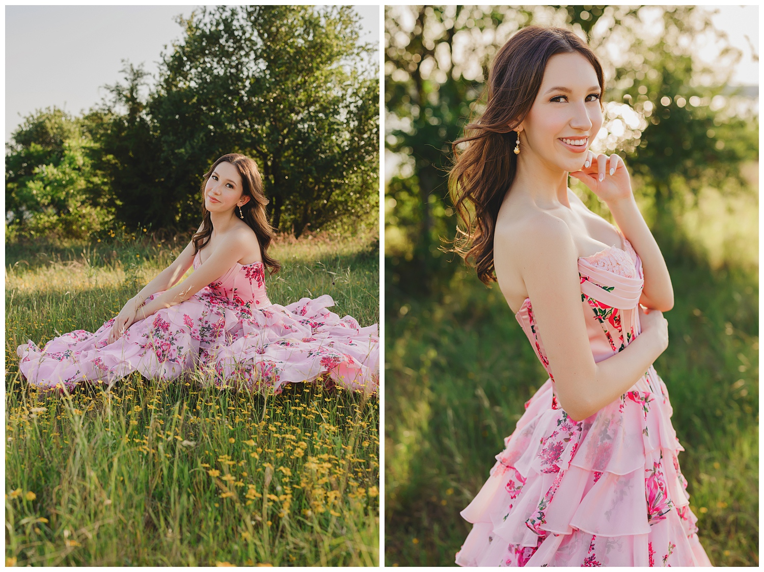 Spring Prom Austin Wildflower Senior Photos