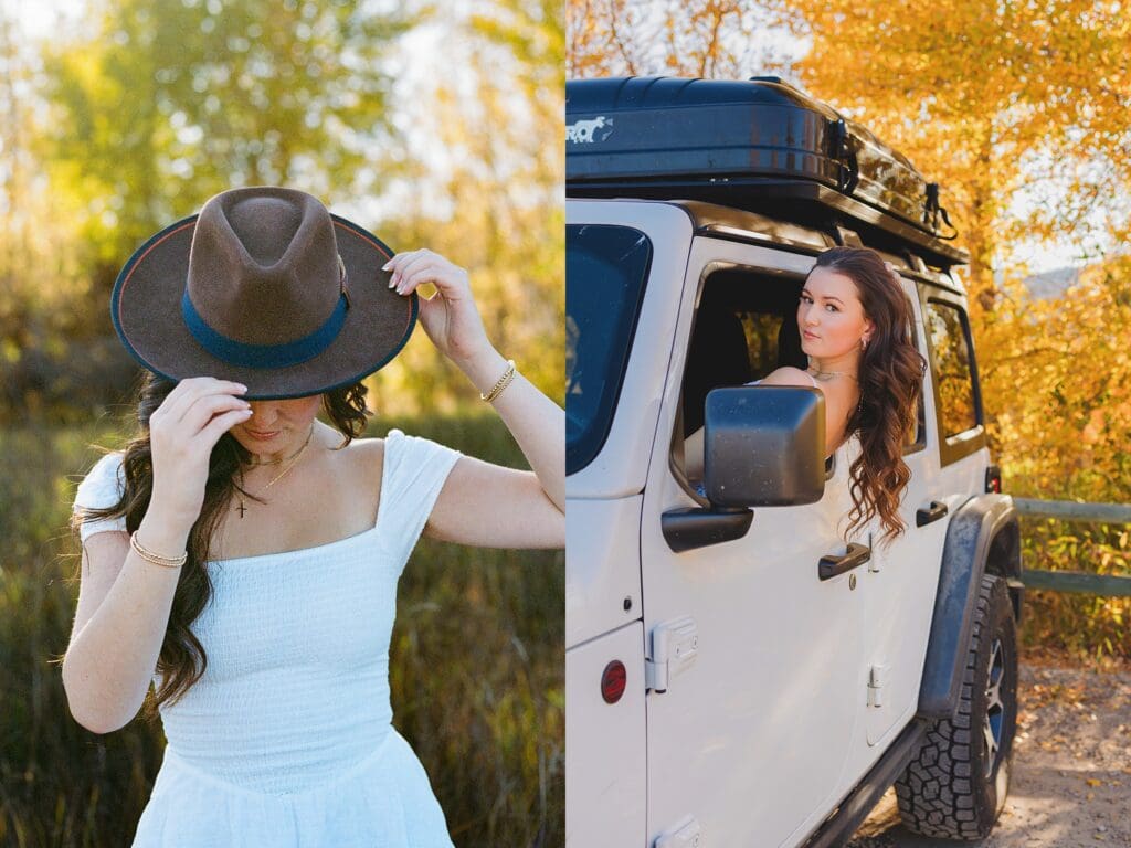 Austin Texas Hat Jeep Senior Photo Props Keala Jarvis Photography