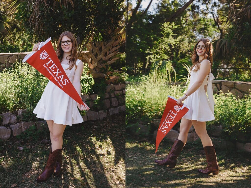 UT Austin Texas College Announcement Photo Senior Portraits Keala Jarvis Photography
