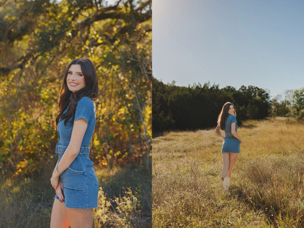 Common Fords Austin Texas Golden Field Senior Photos by Keala Jarvis Photography