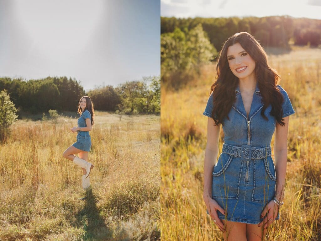 Common Fords Austin Texas Golden Field Senior Photos by Keala Jarvis Photography