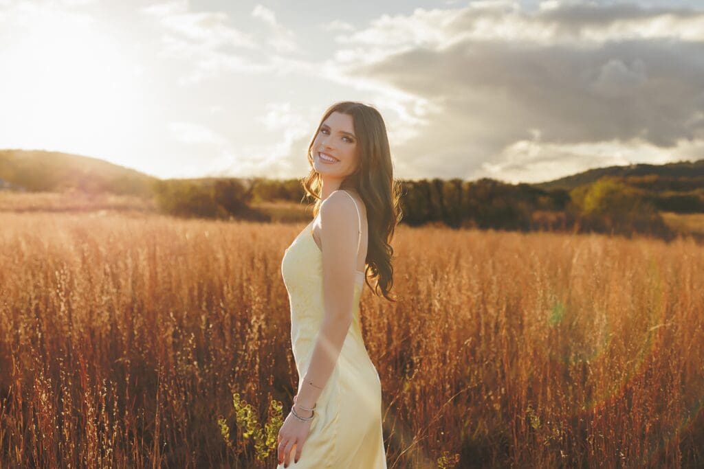 Common Fords Austin Texas Golden Field Senior Photos by Keala Jarvis Photography