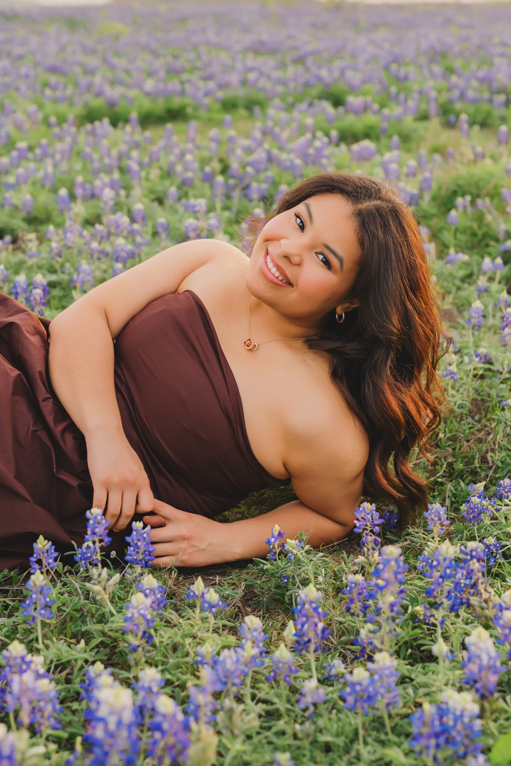 Bluebonnet Muleshoe Bend Spring Senior Photos by Keala Jarvis Photography Austin Texas