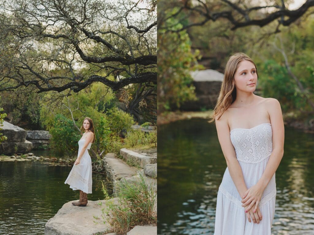 Bull Creek Austin Texas Senior Photos Bowie High School by Keala Jarvis Photography