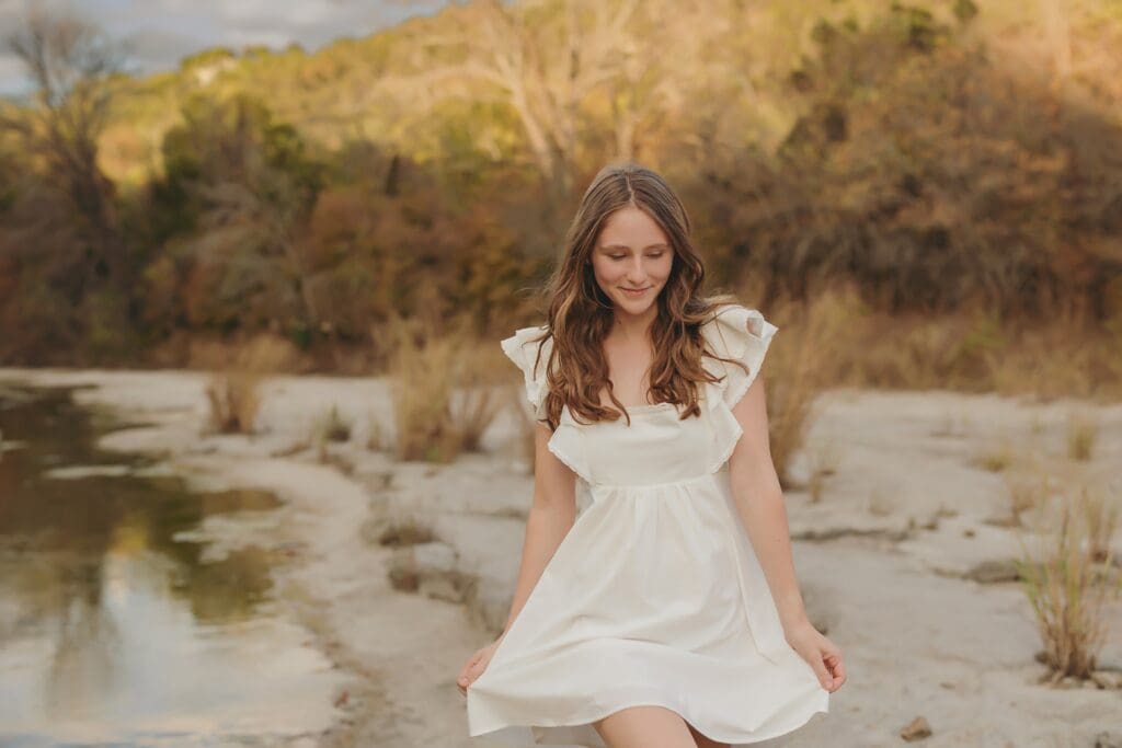 Bull Creek Austin Texas Senior Photos Bowie High School by Keala Jarvis Photography