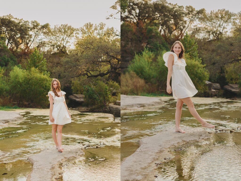 Bull Creek Austin Texas Senior Photos Bowie High School by Keala Jarvis Photography