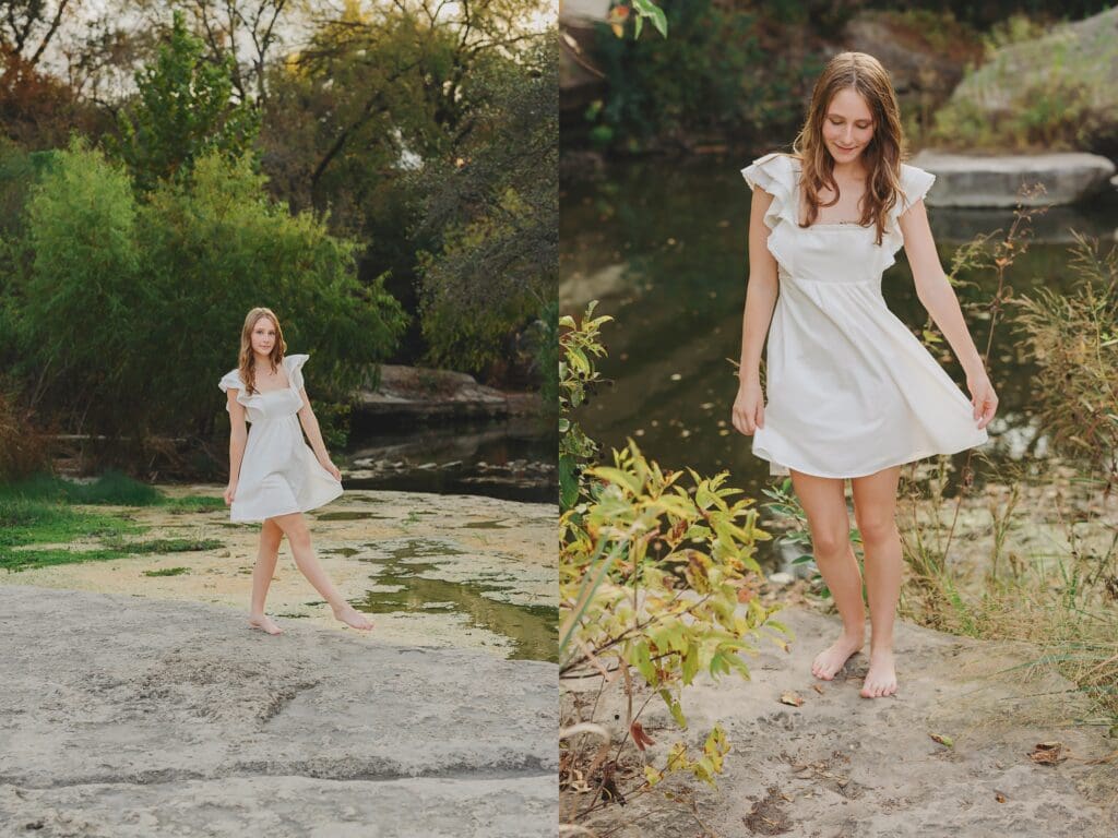 Bull Creek Austin Texas Senior Photos Bowie High School by Keala Jarvis Photography