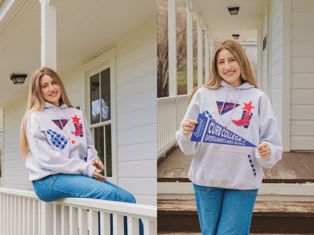 College Announcement Photos for Senior Pictures by Keala Jarvis Photography in Austin Texas