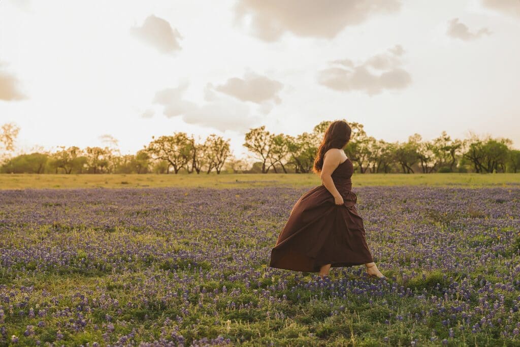 Austin Muleshoe Bend Texas Lake Travis High School Senior Photos in Bluebonnets by Keala Jarvis