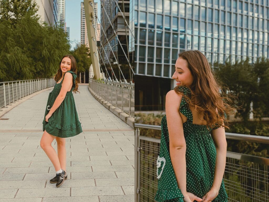 Austin Texas Butterfly Bridge Cedar Park High School Senior Photos Fall by Keala Jarvis