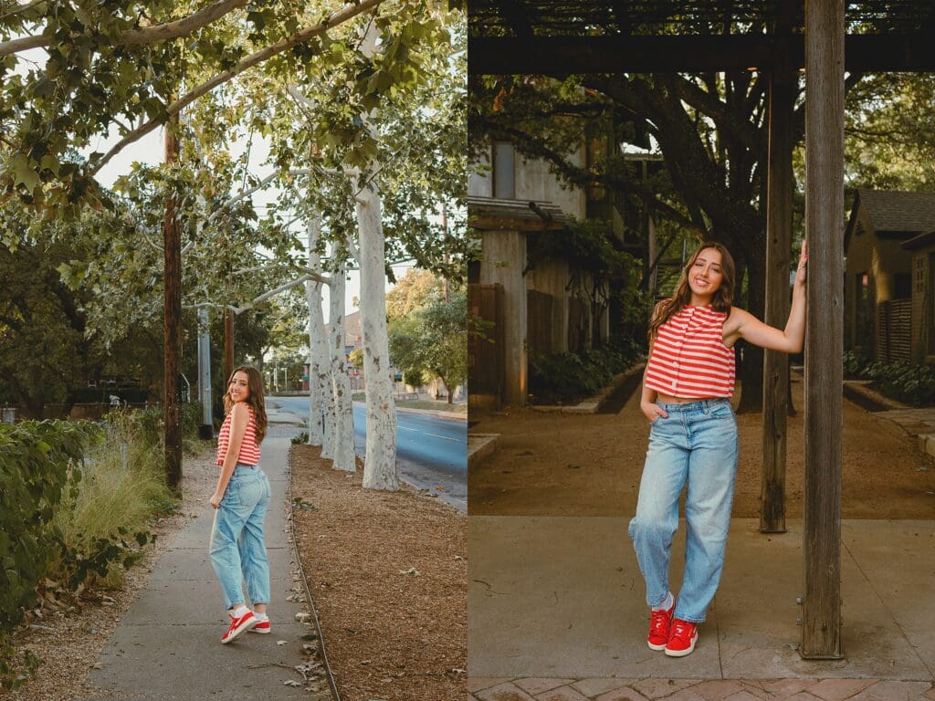 Austin Texas Congress Street Cedar Park High School Senior Photos Fall by Keala Jarvis