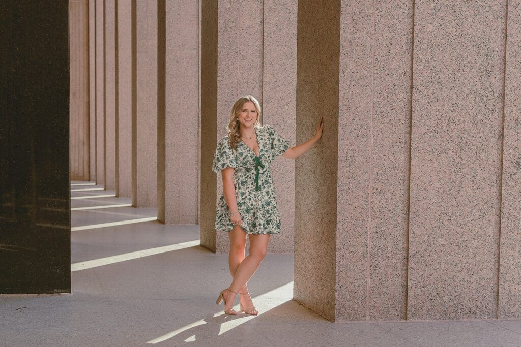 Austin Texas State Capitol James Bowie High School Senior Photos Fall by Keala Jarvis