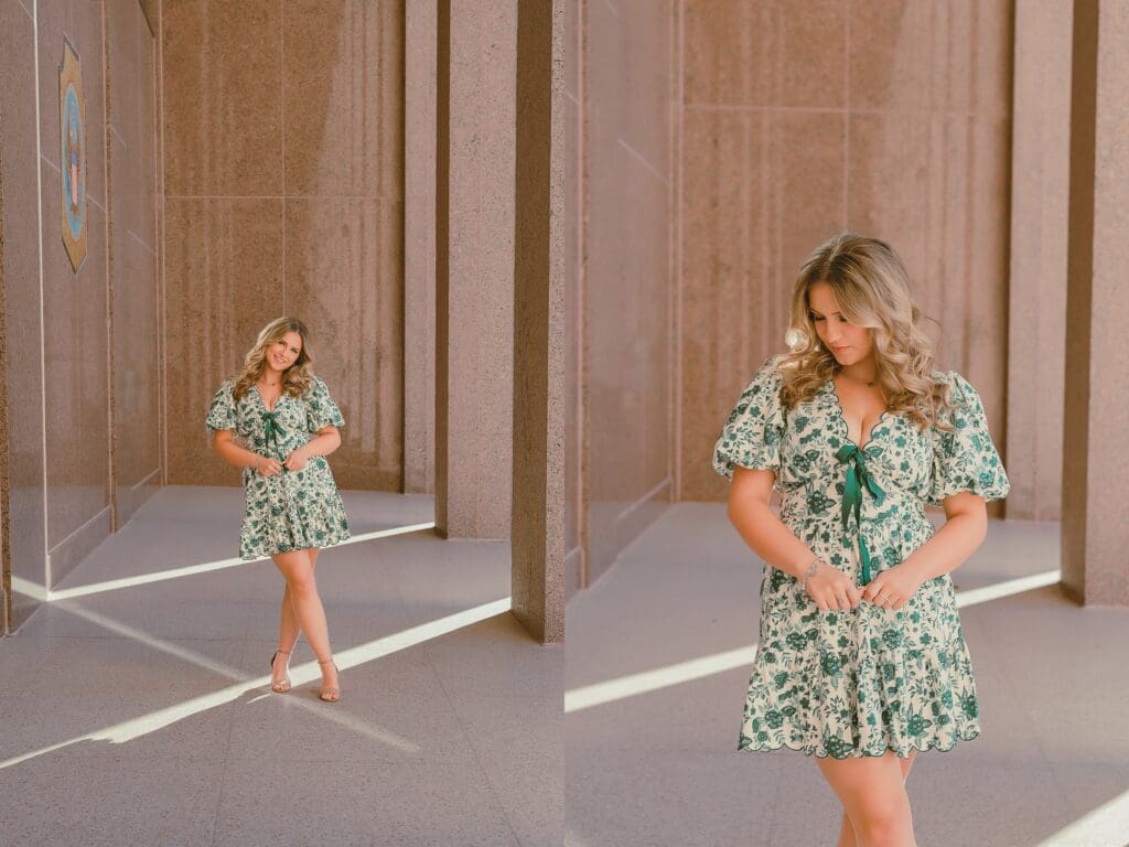 Austin Texas State Capitol James Bowie High School Senior Photos Fall by Keala Jarvis