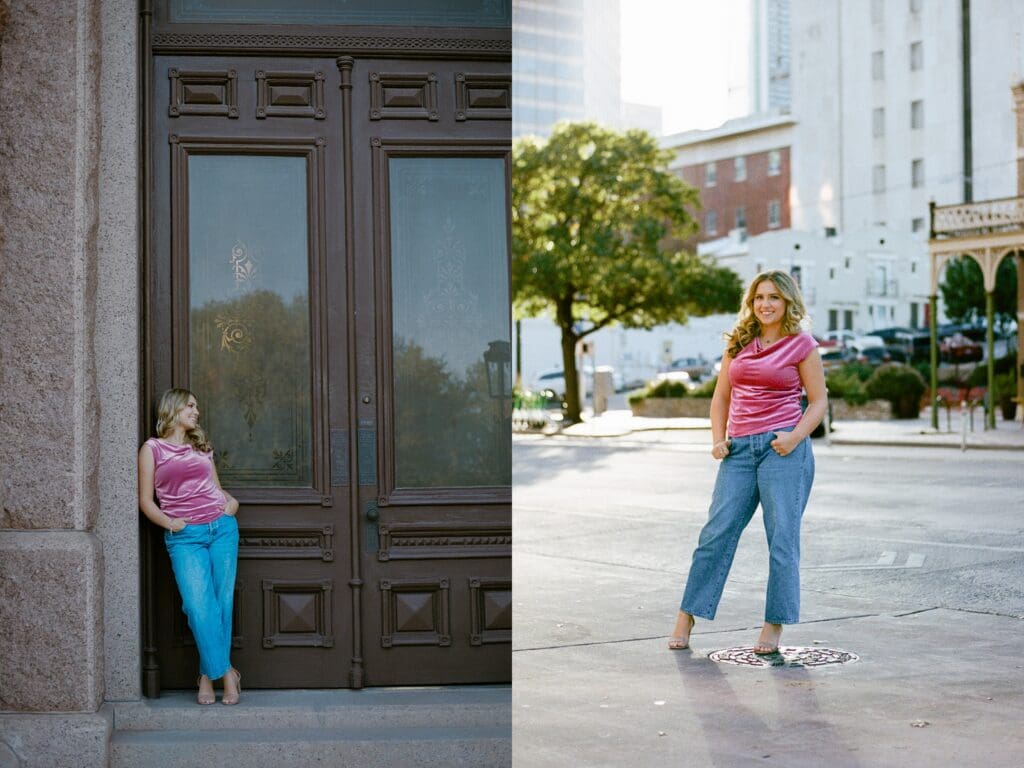 Austin Texas State Capitol James Bowie High School Senior Photos Fall by Keala Jarvis